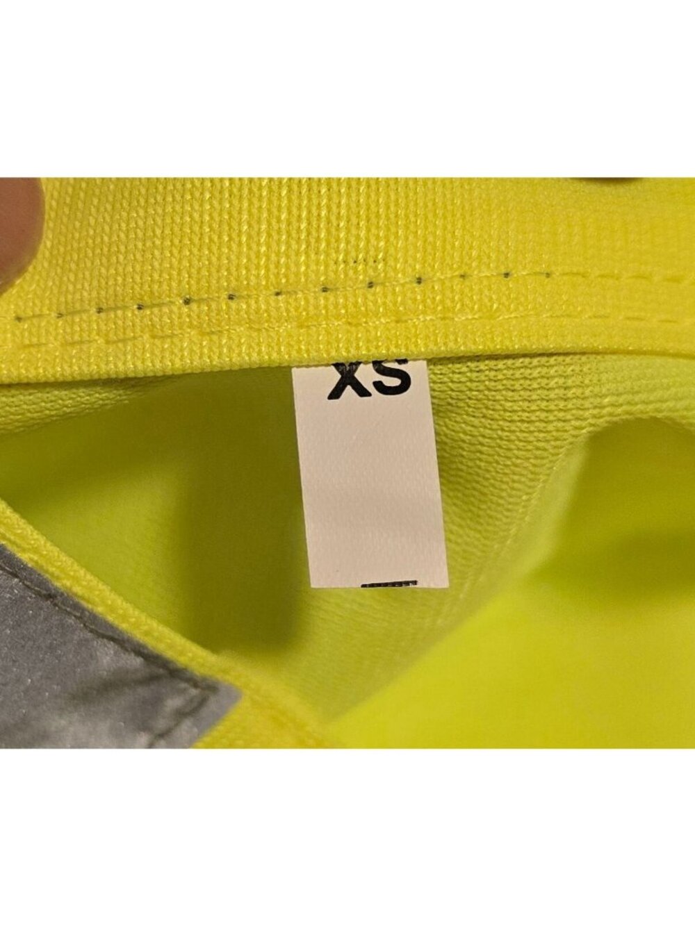 Bright Yellow XS Dog Safety Vest Reflective Straps Paw Print Design - Picture 5 of 7